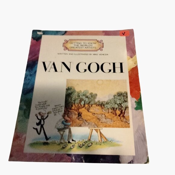 Kids Art Books Van Gogh Mary Cassatt Playing Paint Linnea Monets Garden Lot 4 - Picture 5 of 5